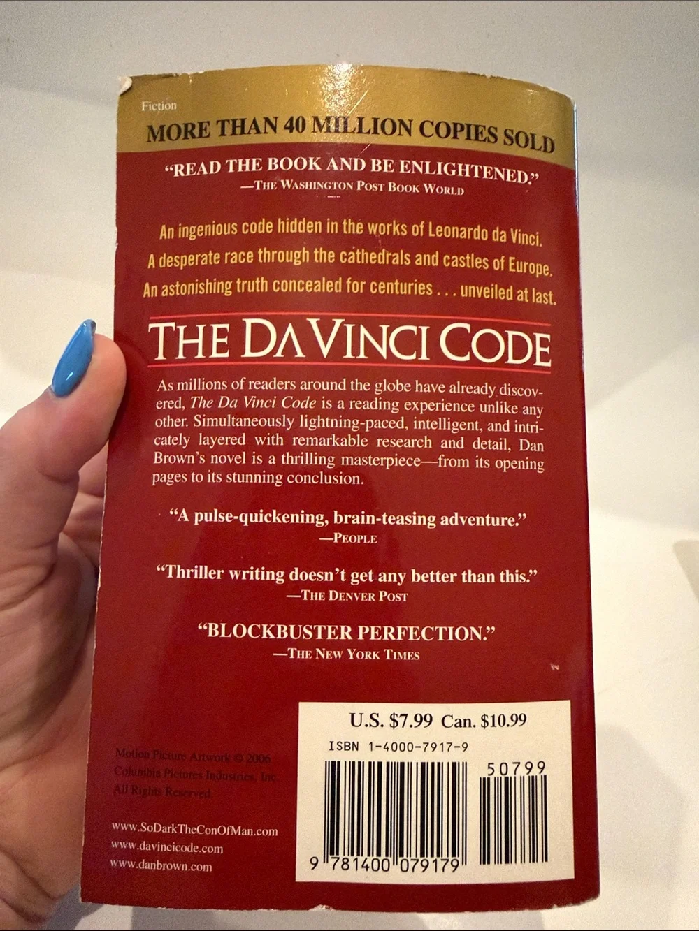 The Da Vinci Code Book By Dan Brown